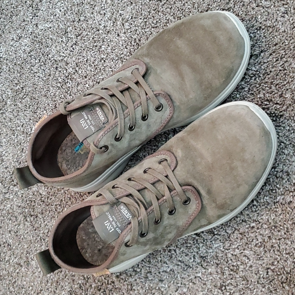 VANS "Off the Wall" Mid High Lightweight Street Wear Olive Green Men 10